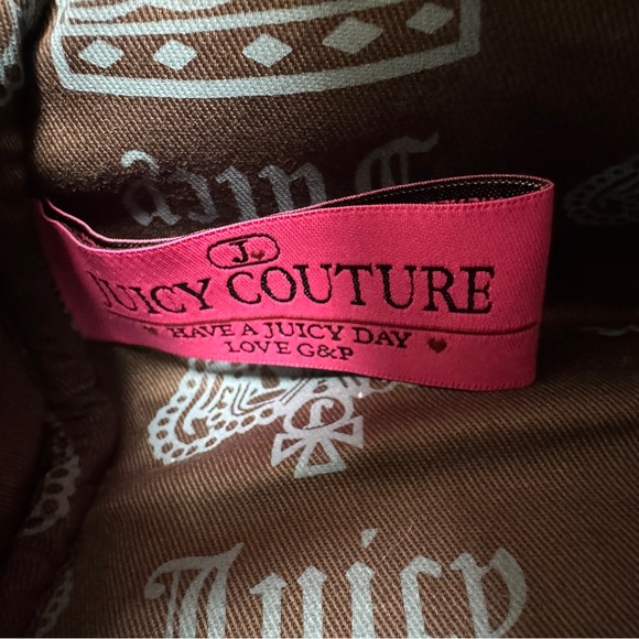 Vintage Juicy Couture Mini Bowler Bag Purse American Princess Handbag Y2K RARE - Picture 14 of 15
